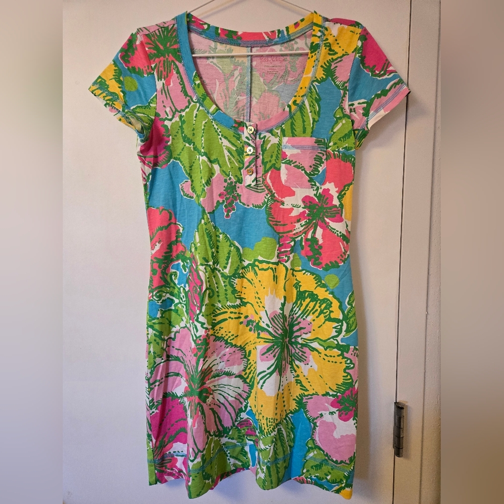 Lilly Pulitzer Colorful Floral‎ Mini Dress
